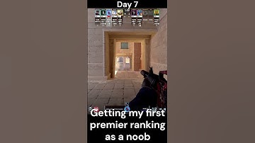 Getting my first Premier rank on Counter Strike 2  - Day 7 #counterstrike #gaming #csgoclips #csgo