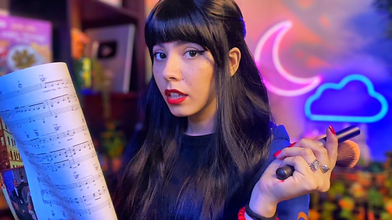 ASMR Toxic Girl From Theatre Does Your Makeup 🎭✨ (role play)