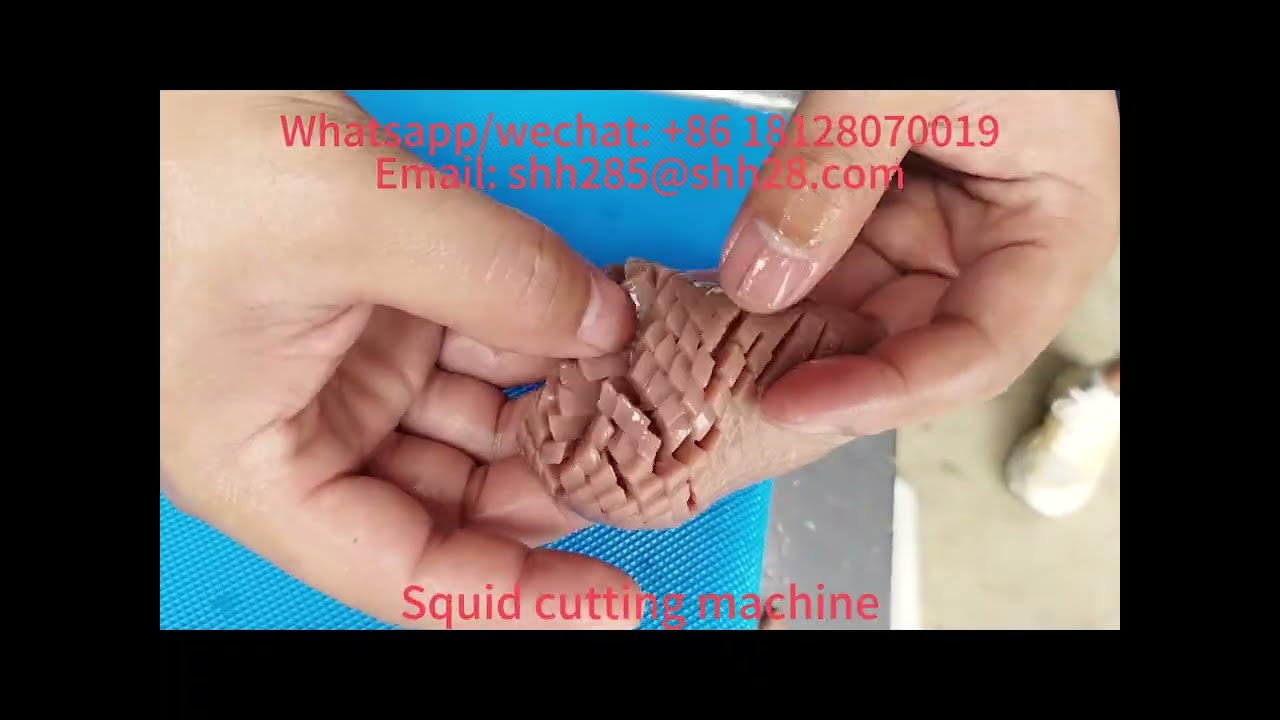 Factory price squid flower cutting machine squid cutter kitchen food equipment meat flower cutter