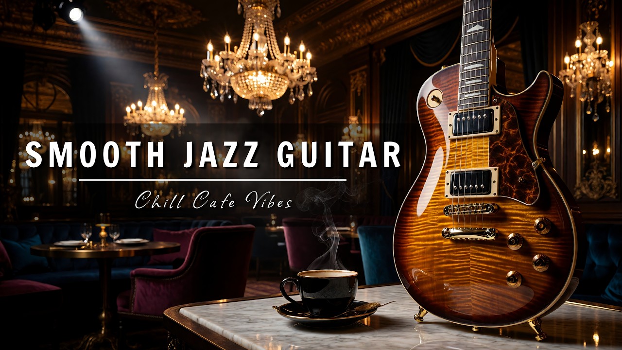 Smooth Jazz Guitar Music – Cozy Cafe Vibes ☕ Relaxing Guitar Music for ...