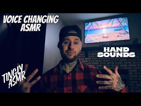 Voice Changing ASMR With Hand Sounds 