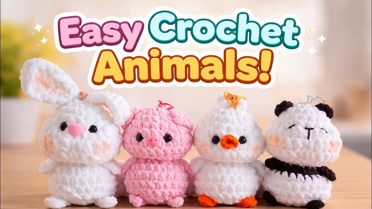 Turn ONE Base Into a Cute Panda 🐼 Crochet Tutorial | Part 4 #crochet #amigurumi #handmade 