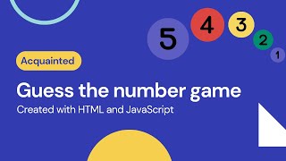 Create a number guessing game with HTML and javaScript