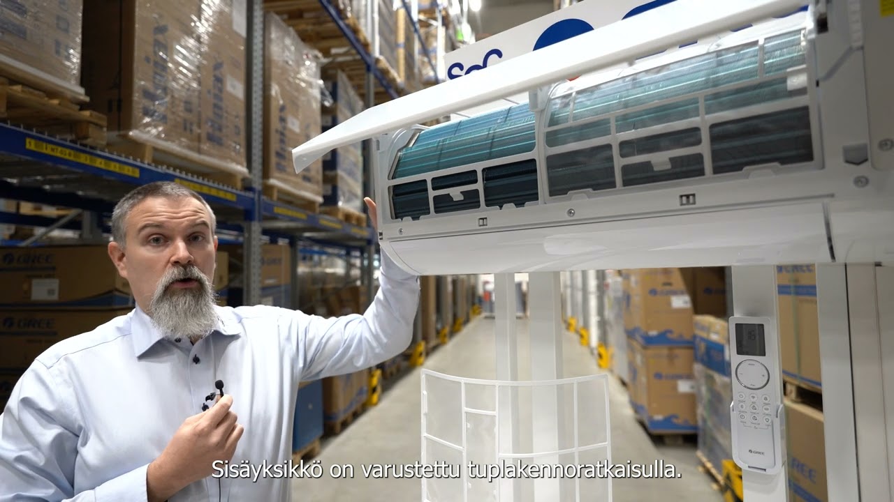 Ilmalämpöpumppu Gree SP Nordic 35 lämmitys/jäähdytys