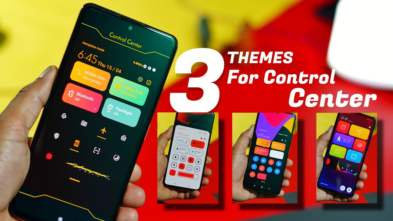Top 3 MIUI 12 & 12.5 Modded themes special for Control Center | Best Control Center Look