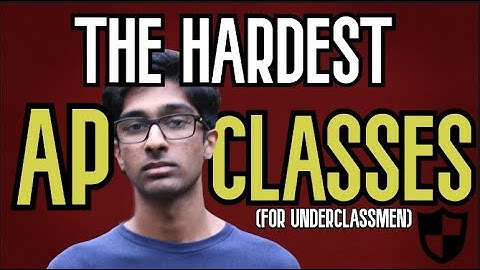 The TOP 5 HARDEST AP Classes: For Underclassmen
