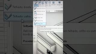 Como inserir uma calha embutida no telhado (Revit)