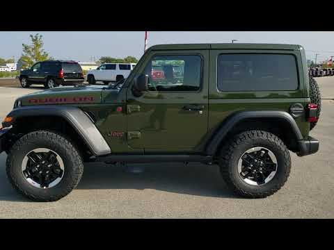 2021 JEEP WRANGLER RUBICON 2 DOOR 4X4 FIRST LOOK SARGE GREEN NEW COLOR WALK  AROUND REVIEW 21J4 SOLD! - YouTube
