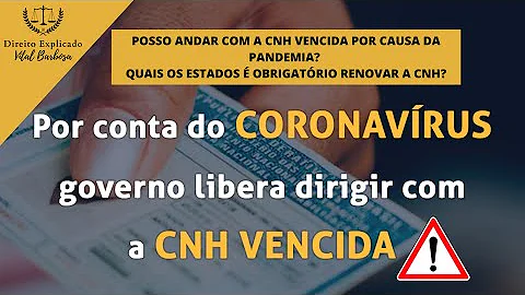 Como renovar carteira de motorista na pandemia?