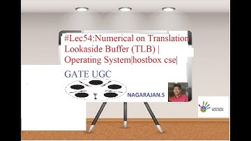 #Lec54:Numerical on Translation Lookaside Buffer (TLB) | Operating System|hostbox cse|Gateugcnet