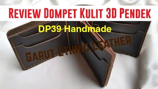 Review Dompet Kulit 3D Pendek Pria Pull Up Premium Full Kulit Asli Garut Handmade (DP39)