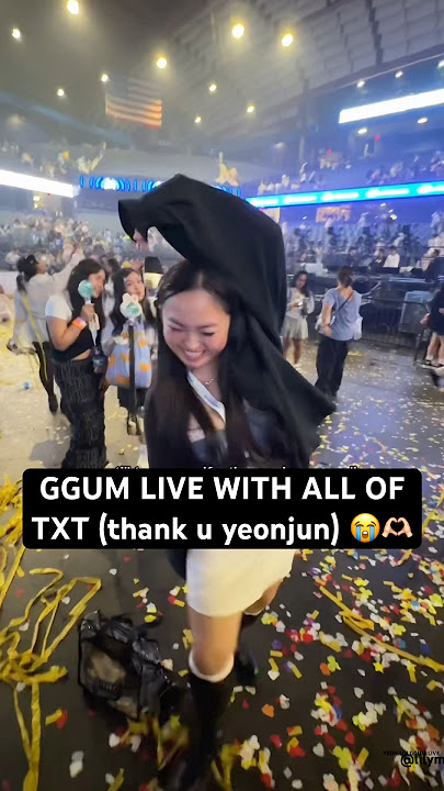GGUM OT5 LIVE @ TXT ACT : PROMISE Tour 2025 | Once-in-a-Lifetime K-Pop Moment #shorts
