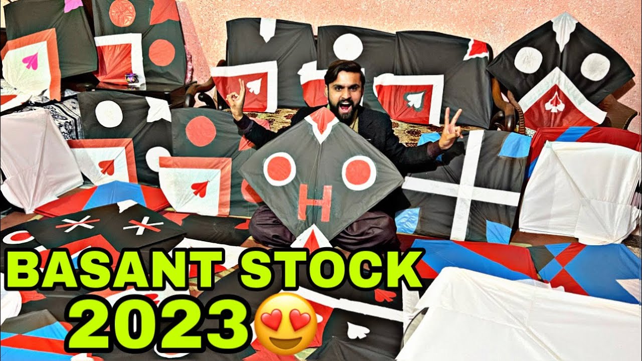 Kites Collection For Rawalpindi Basant 2023😍Sary Kites Khud Design