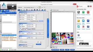 Academia Dimatur – FlexiPrint – Configuração do Trabalho