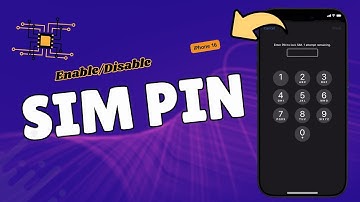 How to Enable/Disable SIM PIN on iPhone 16