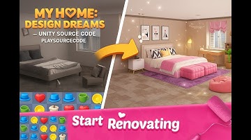 My Home - Design Dreams  Unity Source Code – Buy & Reskin at Playsourcecode.com