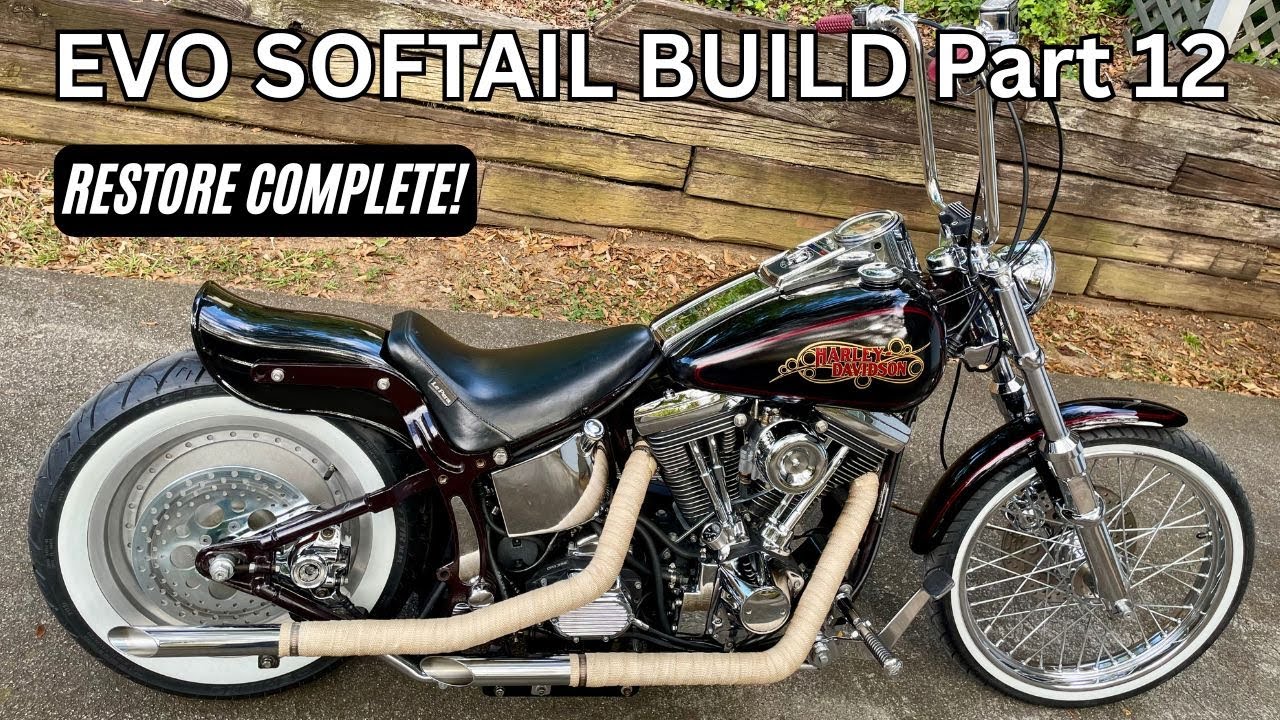 ПРОЕКТ EVO SOFTAIL. Часть 12. ВОССТАНОВЛЕНИЕ ЗАВЕРШЕНО. БУДЕТ ЛИ ОН ЗАВОДИТЬСЯ? Harley-Davidson F...