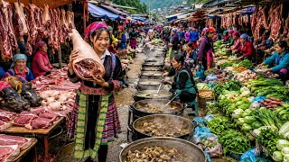 Join Me Exploring Can Cau Market, Vietnam | Exotic Food & Rare Forest Treasures