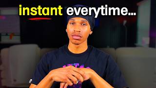 manifestation is instant when you dont give a f ck