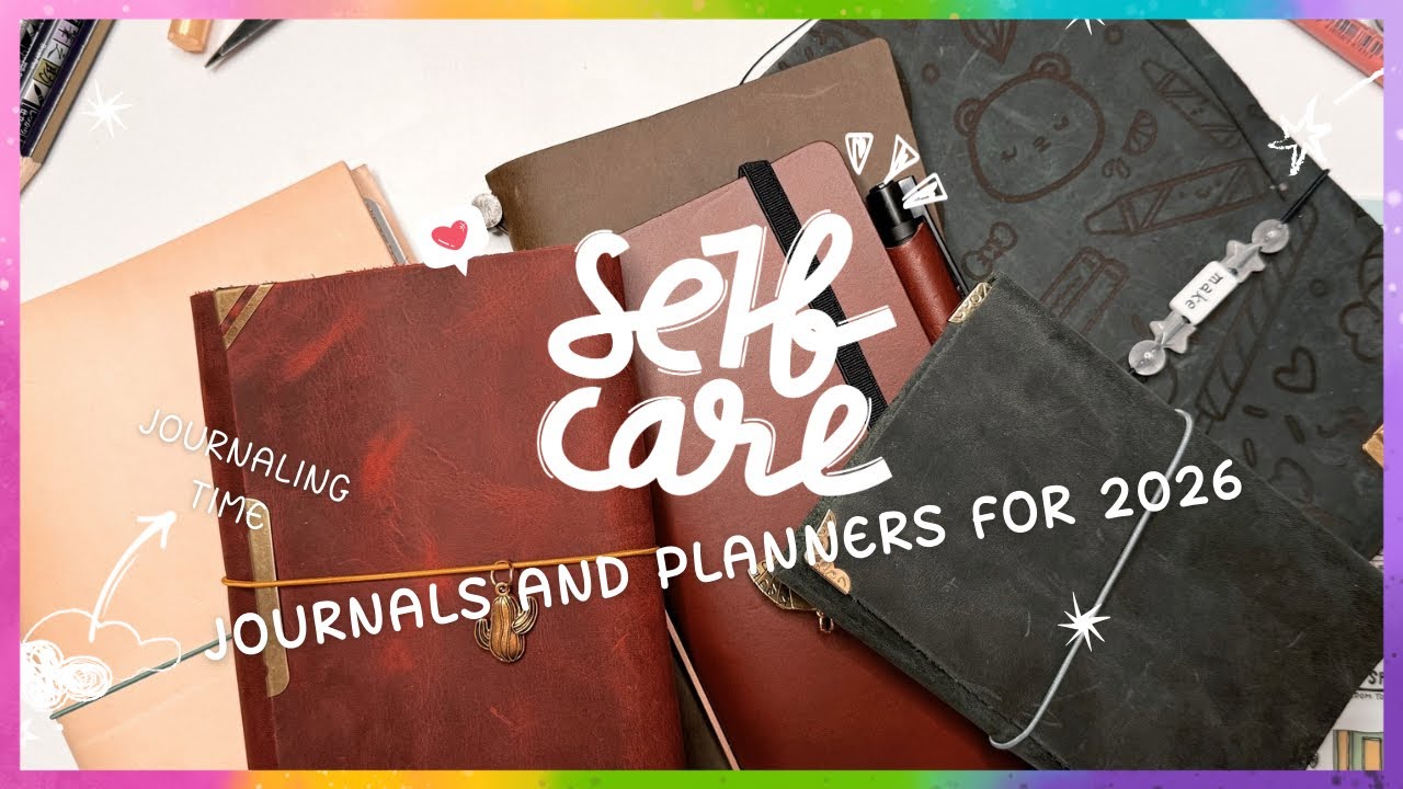 Live Planner & Traveler’s Notebook Setup | Cozy Planning + Journaling Session