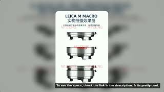 10 16mm Macro Extension Tube Ring adapter close up For LEICA M LM typ240 mount m240 M9 M8 M7 M6 M5 m