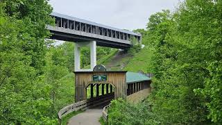 Smolen Gulf Covered Wooden Bridge Ashtabula Ohio May 24, 2025