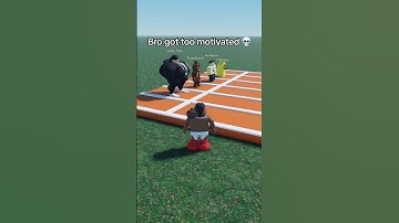 Bro got motivated too much 💀 #roblox #funnymemes #robloxmemes #robloxfunny #robloxcoems #racing
