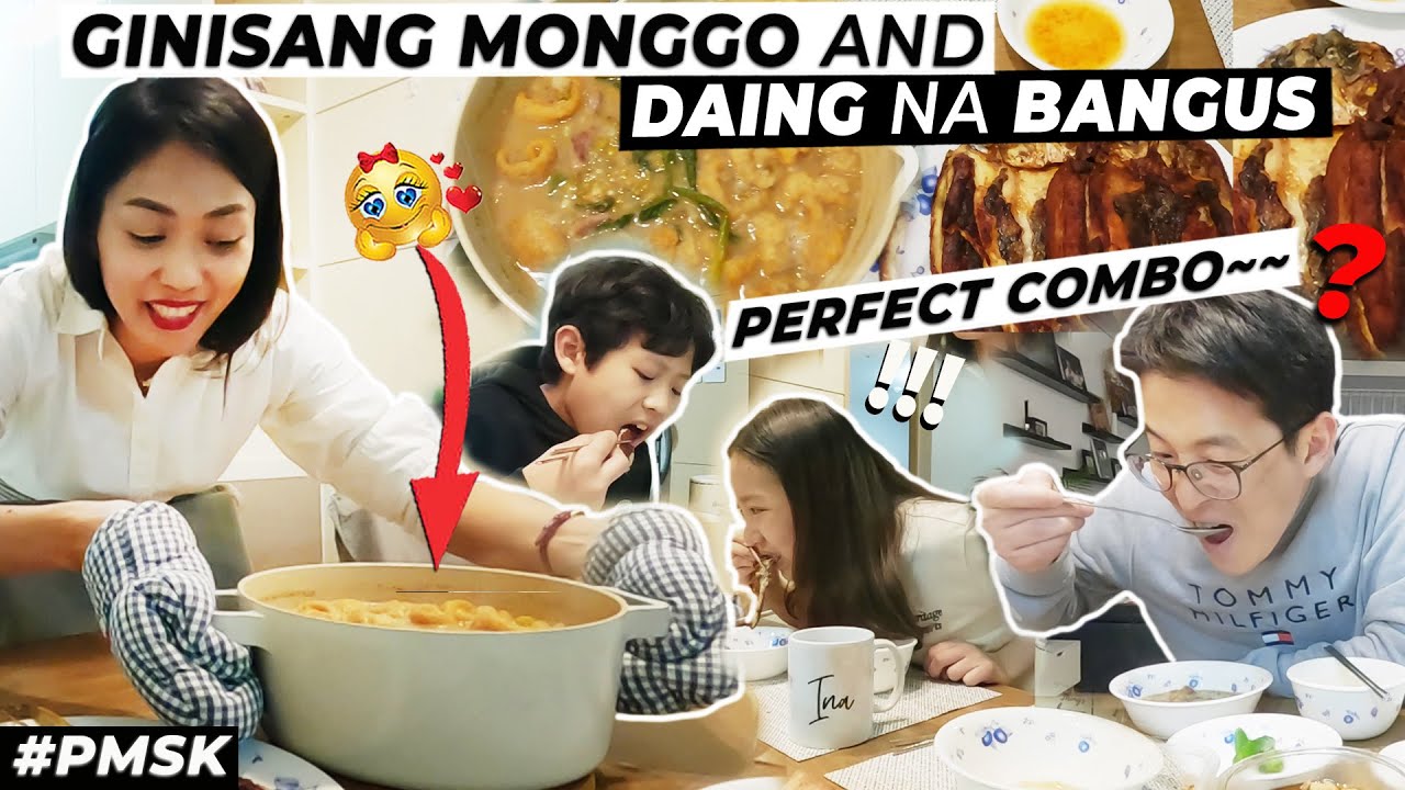 FILIPINO STYLE DINNER FOR MY KOREAN FAMILY | SINO ANG MASARAP ANG KAIN? | #pmsk