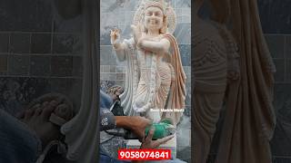 Krishna ji Marble Idol finishing process #jaishreekrishna #radhakrishna #radheradhe #radha #love