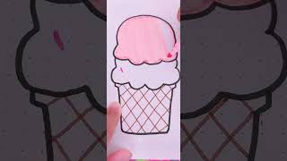 Cute ice cream 🍦 clipart #subscribe #shorts