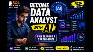 Become a Data Analyst with AI | Full Training &amp; Career Guide | SQL SCHOOL