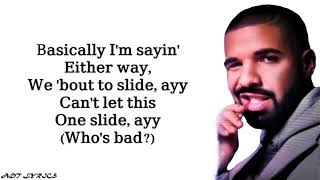 Drake - Toosie Slide (lyrics)