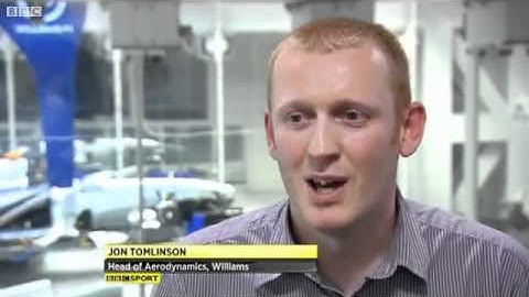 Williams Production of a new front wing