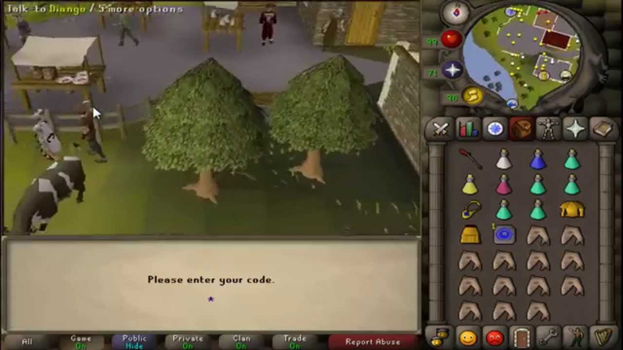 How to get COW Home teleport on OldSchool Runescape!