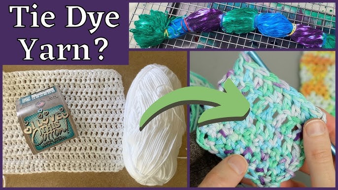 DIY Tie Dye & Crochet Starter Kit, Make Your Own Knitting Hat