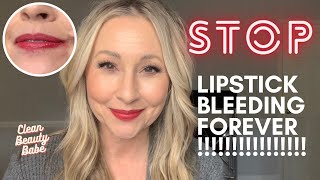 How to Stop Lipstick Bleeding FOREVER !!!