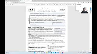 How to complete the W-9 Form or request for Tax ID# or Social Security Number