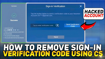 HOW TO REMOVE AND BYPASS VERIFICATION CODE PROBLEM IN MOBILE LEGENDS USING CS