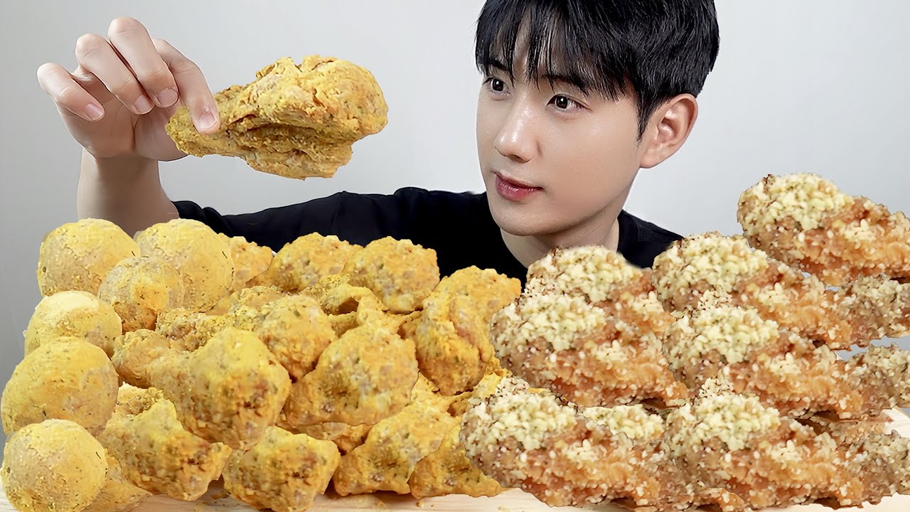 BHC 치명적인 마법을 이용해 만들었다는 치킨 마법클 🍗 원조 치명적 뿌링클 🧀 🍗 같이 먹어 보겠습니다! + 뿌링치즈볼⭐️ ...