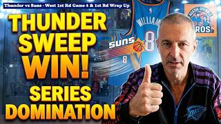Thunder vs Suns Game 4 | Thunder Sweep Repeat Under way! Series Summary #NBA