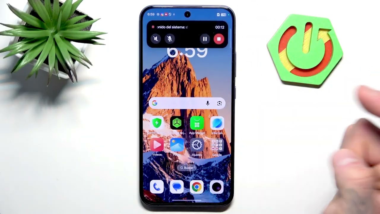 OPPO Reno 15FS – Cómo grabar pantalla