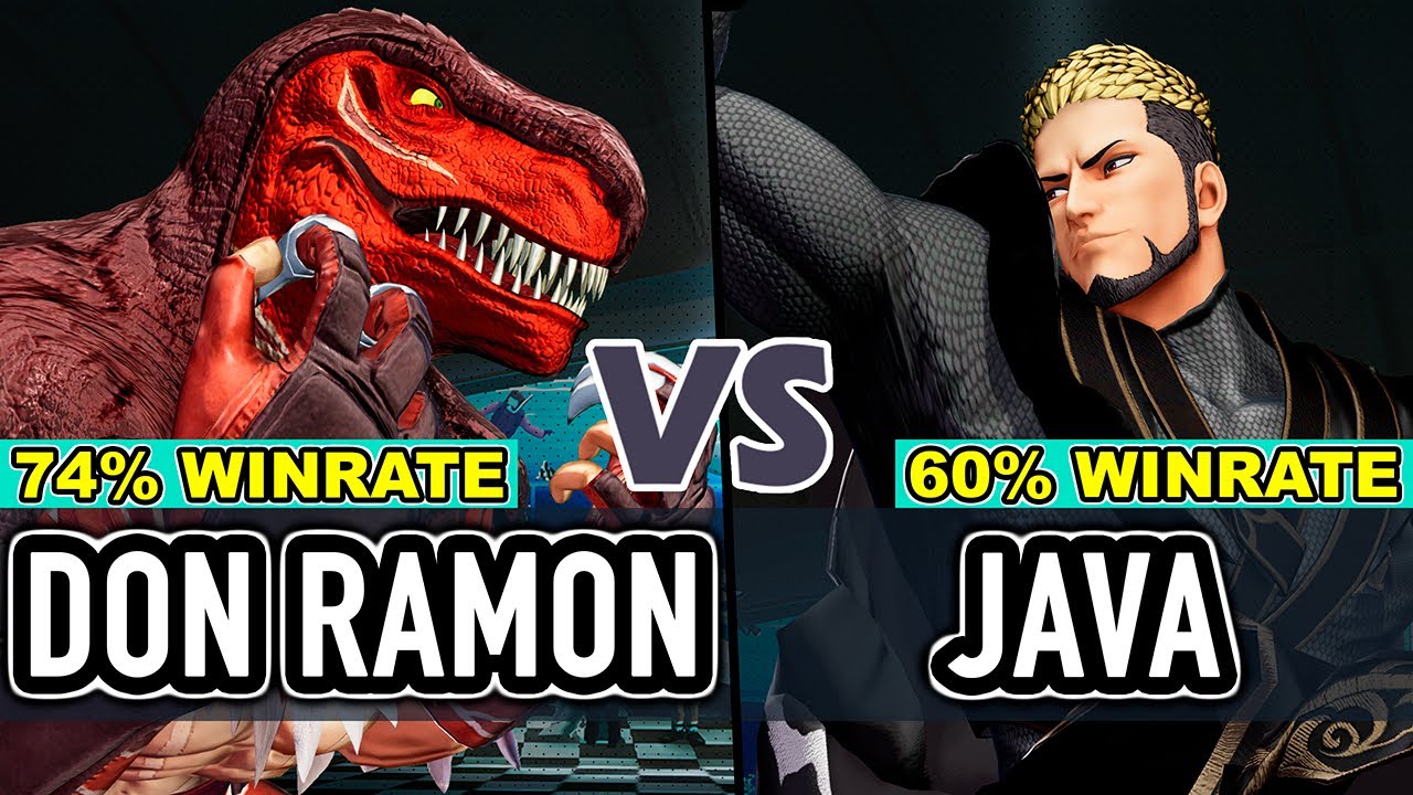 KOF XV DON RAMON (Dinosaur/Ramón/Andy) vs JAVA (Sylvie/Goenitz/Athena ...
