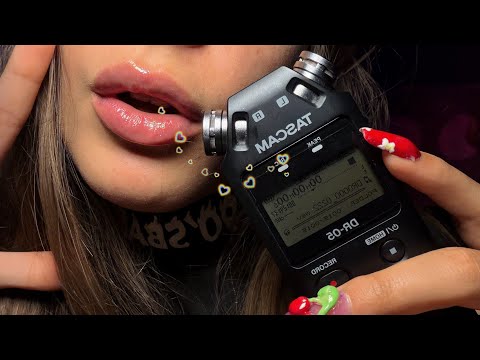 ASMR CLOSE-UP JE CHUCHOTE VOS PRÉNOMS TRÈS PROCHE DU MICRO 👄