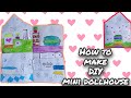 How To Make a Mini Dollhouse || DIY MINI DOLLHOUSE #paperdollhouse