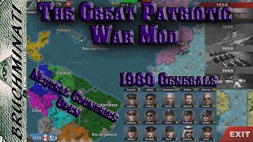 The Great Patriotic War Mod Review; Play Neutral Countries - World Conqueror 4