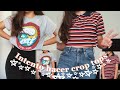 hago mis propias crop tops  - esto no es un DIY... o sí?