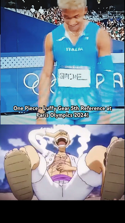 One Piece - Luffy Gear 5th Reference at Paris Olympics 2024! #onepiece #olympics2024 #parisolympics