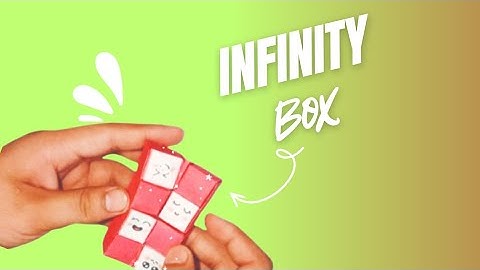 How to make a paper infinity cube?  Infinity cube fidget toy | Viral tiktok fidget toys #Diy_paper