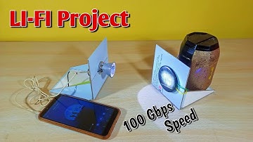 How to make light Data Transmit | LI-FI Project | School Science Project | 2022