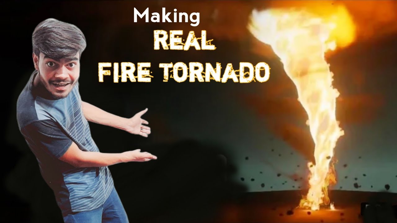 How to make fire Tornado | fire Tornado - YouTube